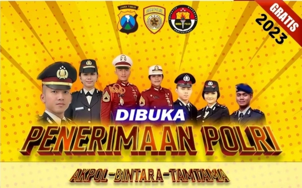 Thumbnail Buruan, Dibuka 3 Jalur Penerimaan Polri hingga 14 April 2023 