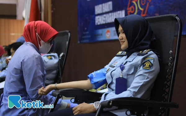 Thumbnail Peringati HBP ke 59, Divisi Pemasyarakatan Gelar Donor Darah