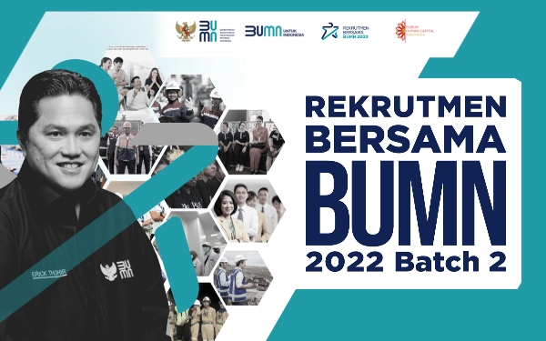 Thumbnail Rekrutmen Bersama BUMN 2022 Batch 2 Sudah Buka. Buruan Daftar!