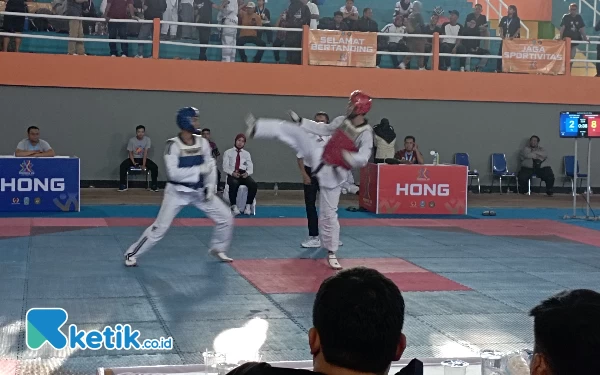 Thumbnail Porprov Jatim 2023 Cabor Taekwondo Mulai Tanding, Ini Daftar Peraih Medali Sementara