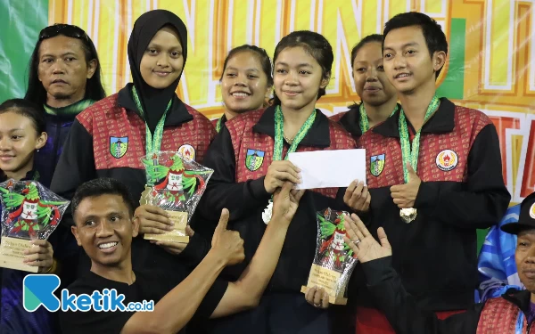 Thumbnail Kuasai 4 Emas, Kabupaten Kediri Juara Umum Tenis meja Porprov