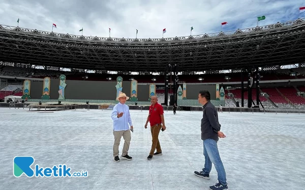 Thumbnail Update Terkini Gelora Bung Karno Jelang Temu Akbar 150 Ribu Muslimat NU Se-Indonesia