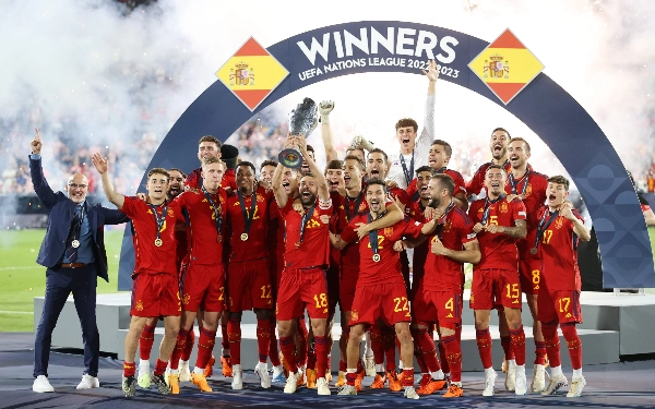 Thumbnail Taklukkan Kroasia, Spanyol Juara UEFA Nations League  2023