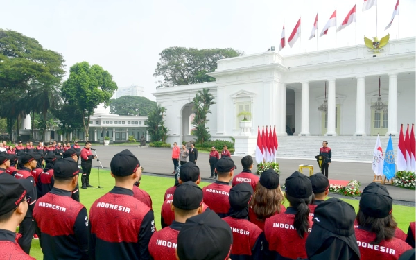 Thumbnail Lepas Kontingen Indonesia untuk SEA Games Kamboja, Jokowi: Hasil Harus Lebih Baik dari Sebelumnya!