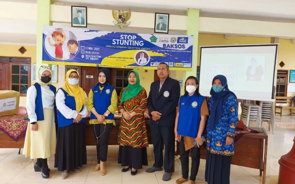 Ika Unair Sidoarjo Beri Bantuan Antromometri Kit dan Penyuluhan Stunting 