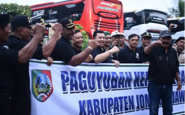 Hari Ini Ratusan Kades Se-Jombang Demo di Jakarta