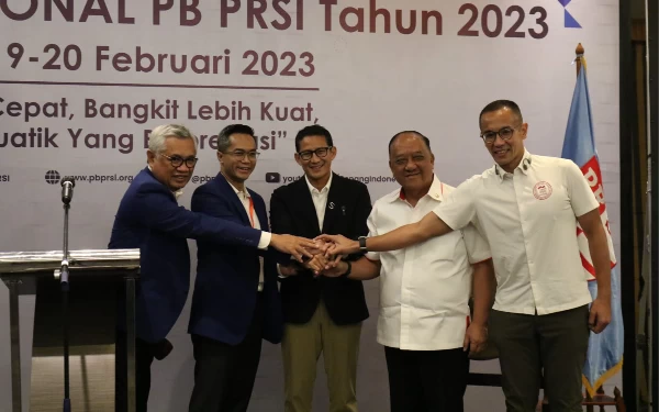 Thumbnail Berita - Sandiaga Uno Buka Rakernas PB PRSI, Bersiap Jadwal Padat 2023