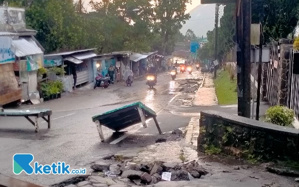 Thumbnail Akibat Hujan Deras Pesanggrahan Tretes Banjir Dadakan