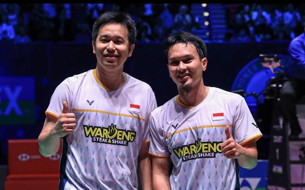 Thumbnail Ahsan/Hendra akan berupaya meraih gelar All England ketiga mereka. Sementara pasangan ranking 1 dunia Fajar/Rian berburu gelar perdana All England mereka.