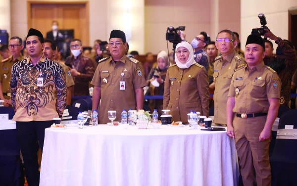 Hadiri Peluncuran MCP, Khofifah Optimis Pencegahan Korupsi Jatim Semakin Efektif