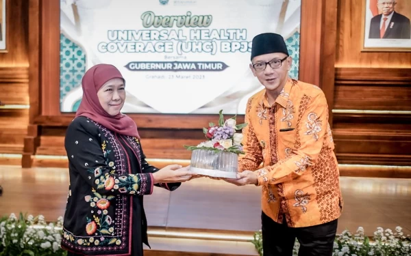 Thumbnail Berita - Plh Bupati Jember Hadiri Rakor UHC Se-Jawa Timur