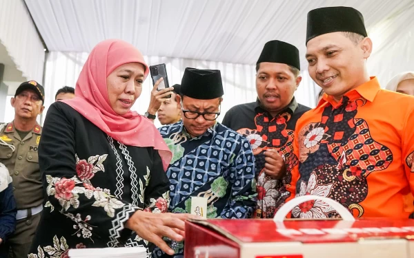 Thumbnail Berita - Khofifah Optimistis Program Shopee Barokah Mampu Perkuat Ekonomi Pesantren