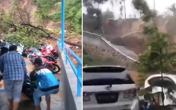 Thumbnail Kabupaten Bandung Dilanda Banjir Longsor, Jembatan Ambruk dan Sambaran Petir