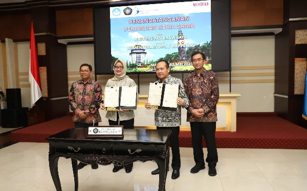 Bangun SDM, Universitas Brawijaya Teken MoU dengan Bappenas