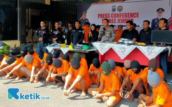 Thumbnail Berita - Operasi Sikat Semeru, Polres Jember Ringkus 59 Tersangka