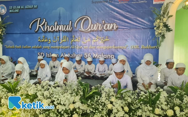 Tutup Ajaran Sekolah 2023, SDIA 56 Malang Gelar Khotmul Quran