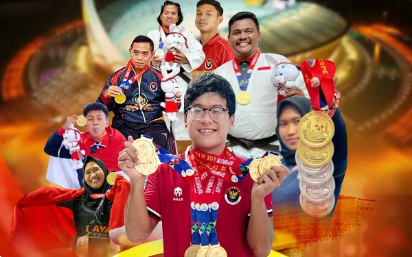 Thumbnail Berita - Indonesia Juara Umum ASEAN Para Games Tiga Kali Berturut-turut, Khofifah: Jatim Bangga!