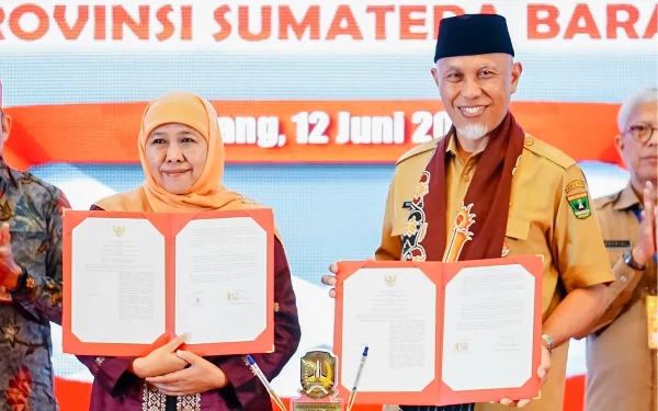 Thumbnail Misi Dagang Jatim di Sumbar Catatkan Transaksi Senilai Rp231,7 Miliar