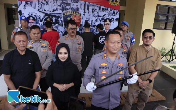 Thumbnail Polresta Bandung Amankan 4 Remaja  Mabuk Ugal-ugalan Bawa Sajam