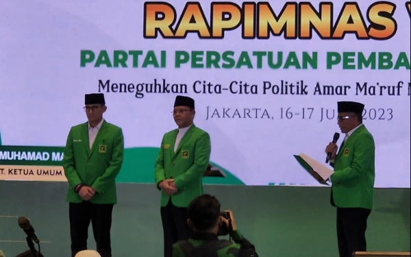 Rapimnas VI PPP Rekomendasikan Sandiaga Uno Dampingi Ganjar Pranowo