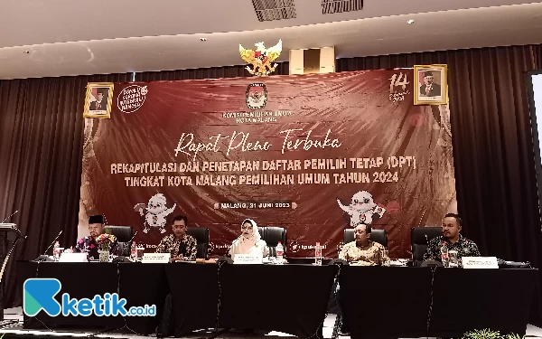 KPU Kota Malang Tetapkan DPT, Jumlah Meningkat dari Pemilu 2019