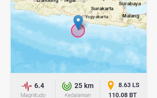 Thumbnail BREAKING NEWS! Gempa M 6,4 di Bantul Terasa Kuat Hingga ke Jember