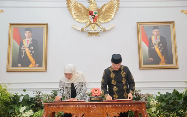 Thumbnail Buka Misi Dagang, Khofifah Jalin Kerja Sama dengan Provinsi Bengkulu