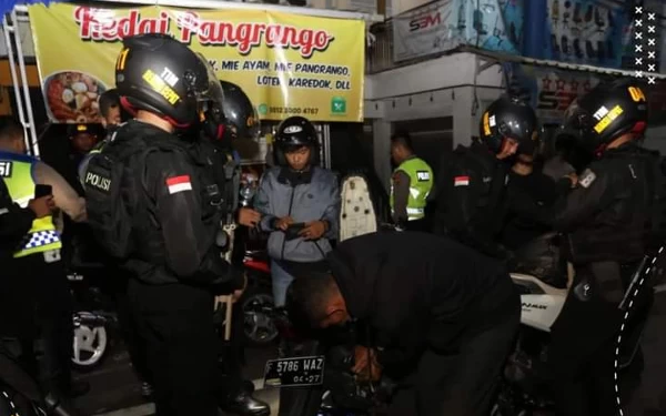 Antisipasi Aksi Brutal, Polres Cianjur Gelar Operasi Cipta Kondisi