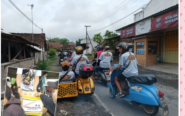 Thumbnail Berita - Acara Vepa Berubah Total,  Doorprize Dilelang untuk Korban Banjir Lumajang