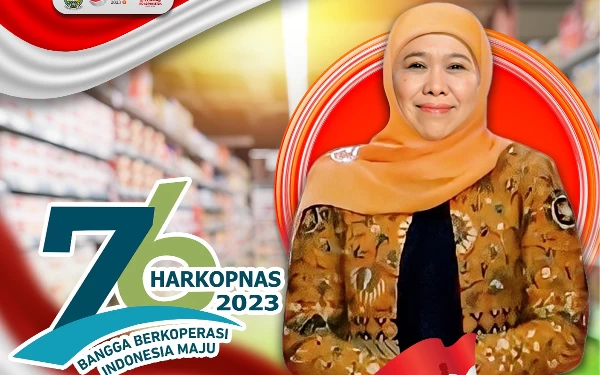 Thumbnail Harkopnas ke-76, Gubernur Khofifah Dorong Koperasi Naik Kelas