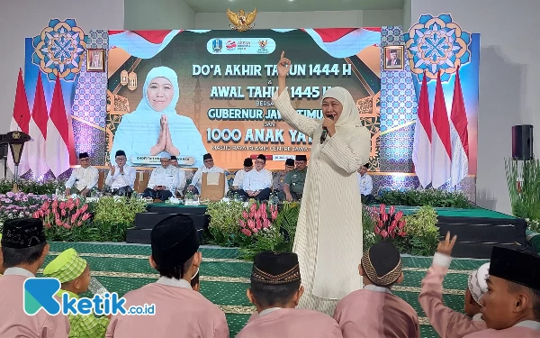 Sambut Tahun Baru Islam, Gubernur Khofifah Santuni 1000 Anak Yatim