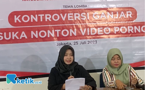 Thumbnail Berita - Wanita Perisai Gelar Sayembara Pernyataan Ganjar Soal Video Porno