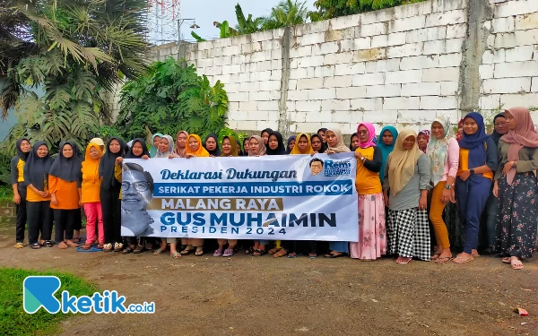 Pilpres 2024, Gus Muhaimin Didukung Kelompok Buruh Pabrik Rokok Malang Raya