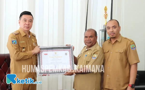 Thumbnail Pemkab Kaimana Raih Penghargaan Penyelenggara Pemerintah Daerah Terbaik se-Papua