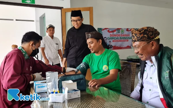 Ketua DPP PKB Faisol Riza Apresiasi Aksi Donor Darah Massal Garda Bangsa Probolinggo