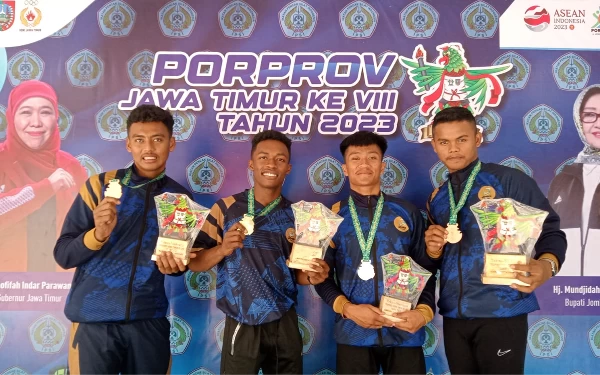 Thumbnail Pencak Silat Sumbang Medali Emas Perdana Jember di Porprov Jatim