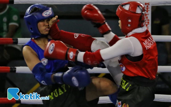 Thumbnail Jatim Juara Umum, Atlet Muaythai Probolinggo Sumbang Empat Medali