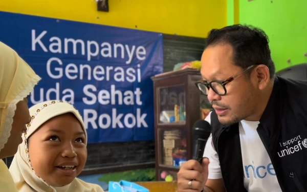 Thumbnail UNICEF Bersama Kemenkes RI Bertekad Jauhkan Anak dari Asap Rokok