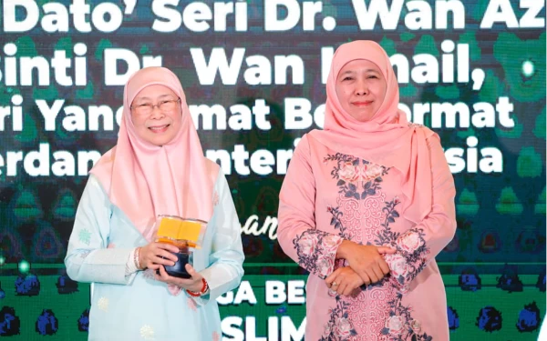 Temui Khofifah Ketum Muslimat, Istri PM Malaysia Dalami Kerja Sama Bidang Pendidikan