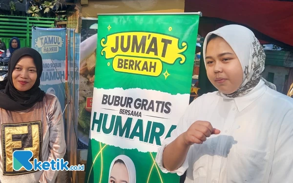 Thumbnail Bubur Ayam Gratis Humaira Laris Diserbu Warga