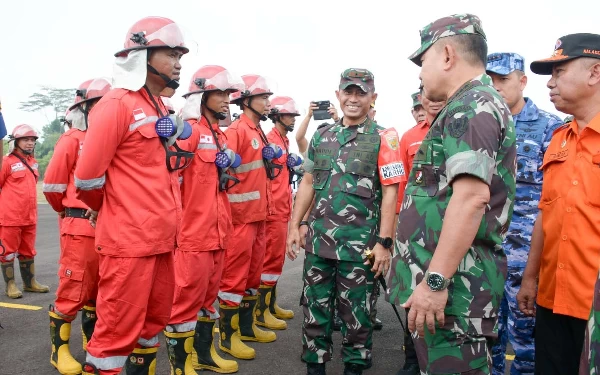 Thumbnail KSAD Pantau Penanganan Karhutla di Provinsi Sumatra Selatan