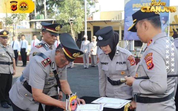 Thumbnail Kapolres Cianjur Laksanakan Sertijab Kasat Polair dan Kapolsek