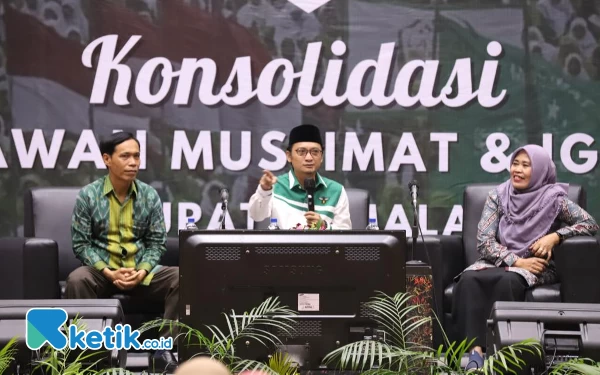 Thumbnail Sekjen PKB Cak Udin Sapa Relawan Muslimat dan IGTKM Kabupaten Malang, Siap Menangkan Pileg-Pilpres 2024