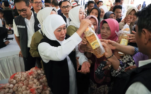 Stabilkan Harga Bahan Pokok, Pemprov Jatim Gelar Operasi Pasar di Jombang