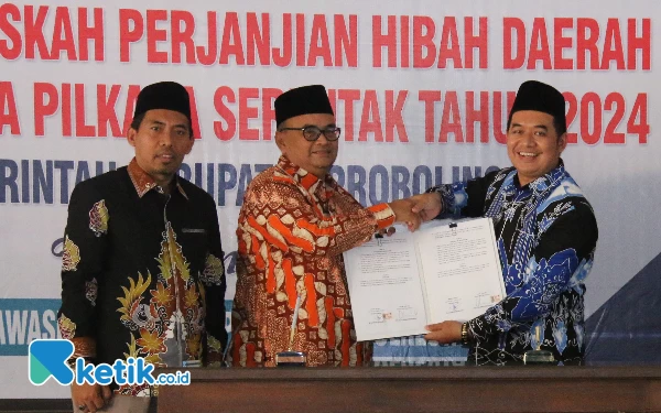 Thumbnail Kabupaten Probolinggo Paling Cepat Teken NPHD Pilkada Serentak 2024