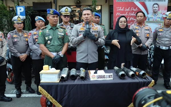 Thumbnail Berita - Ratusan Knalpot Brong Balap Liar Diamankan Polresta Malang Kota