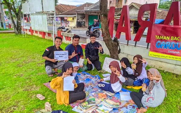 Gardu Literasi Berikan Kontribusi Minat Baca bagi Masyarakat Pagelaran Cianjur