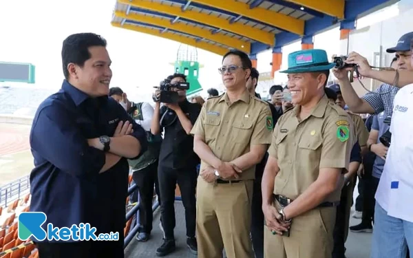 Thumbnail Erick Thohir: Stadion Si Jalak Harupat 100 Persen Siap Digunakan Piala Dunia U-17