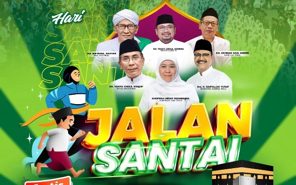 Thumbnail Ayo Ikuti Jalan Santai  Hari Santri Nasional Berhadiah Mobil dan 60 Umrah