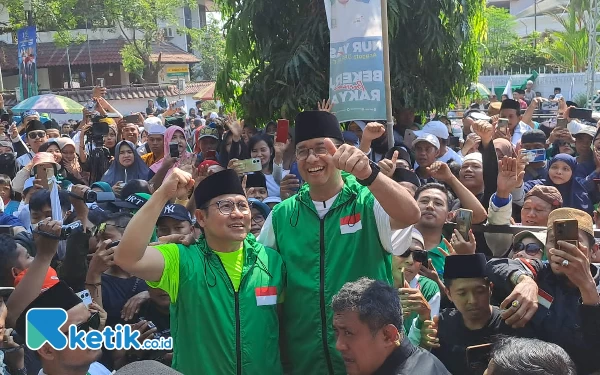 Thumbnail Anies-Muhaimin Ikut Jalan Sehat Sarungan di Jember, Gaungkan Semangat Perubahan